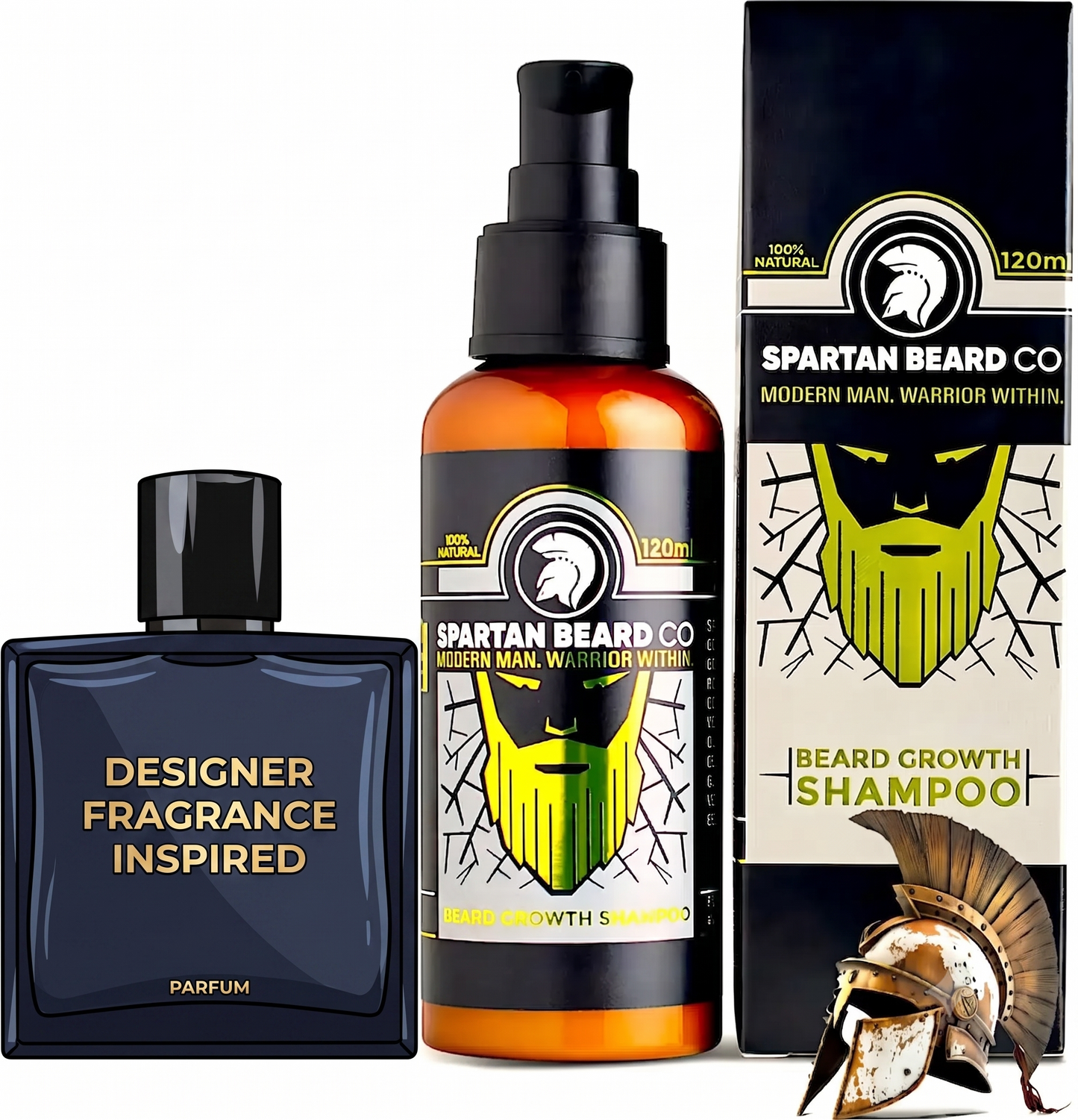 𝗦𝗣𝗔𝗥𝗧𝗔𝗡 𝗕𝗘𝗔𝗥𝗗™ Shampoo (80% OFF - First Order)