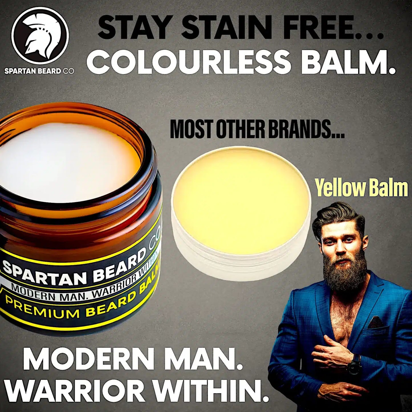 𝗦𝗣𝗔𝗥𝗧𝗔𝗡 𝗕𝗘𝗔𝗥𝗗™ Balm (80% OFF - First Order)
