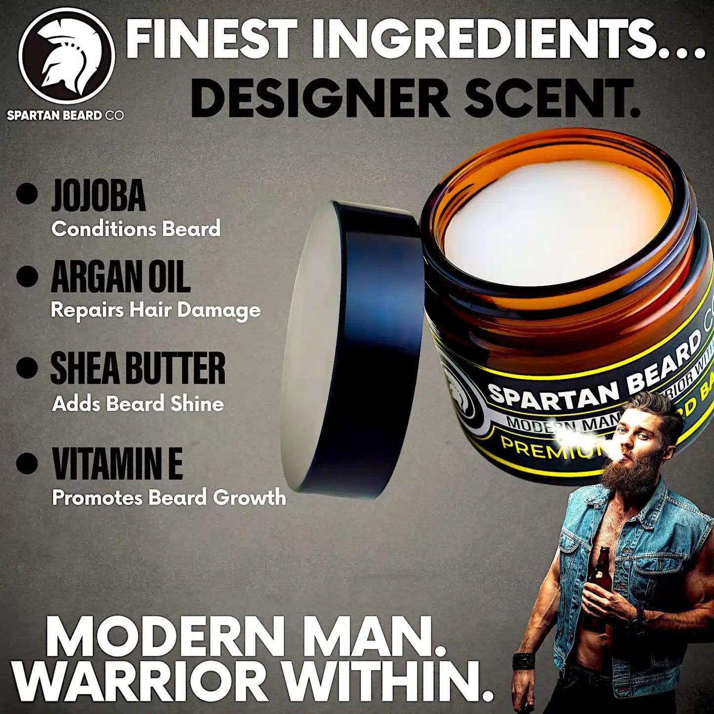 𝗦𝗣𝗔𝗥𝗧𝗔𝗡 𝗕𝗘𝗔𝗥𝗗™ Balm (80% OFF - First Order)