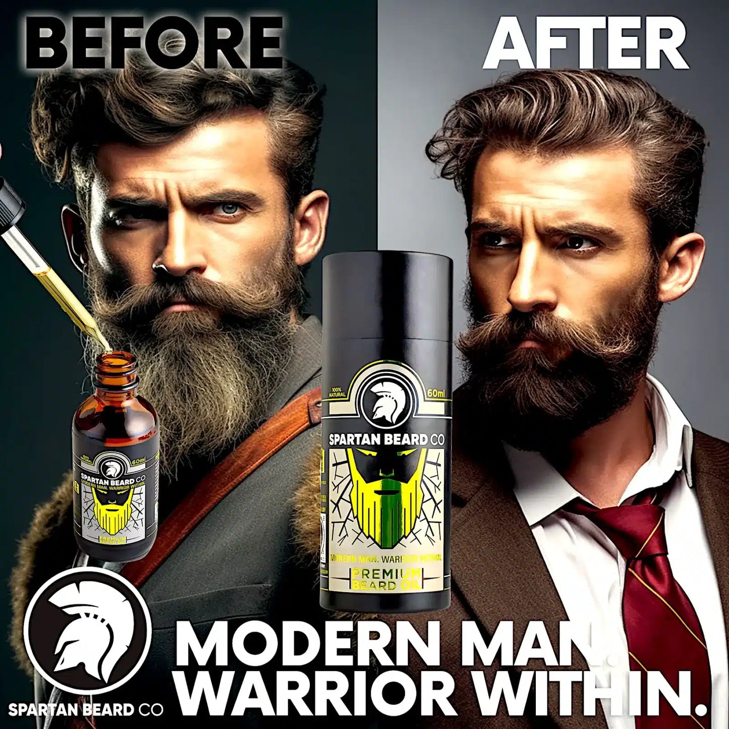 𝗦𝗣𝗔𝗥𝗧𝗔𝗡 𝗕𝗘𝗔𝗥𝗗™ Oil (80% OFF - First Order)