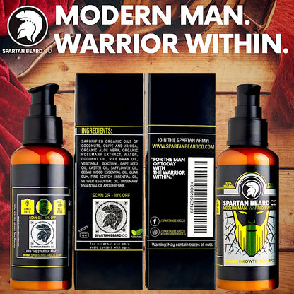 𝗦𝗣𝗔𝗥𝗧𝗔𝗡 𝗕𝗘𝗔𝗥𝗗™ Shampoo (80% OFF - First Order)
